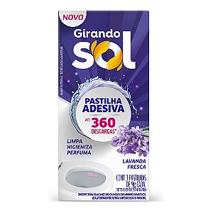 Pastilha Adesiva Girando Sol Lavanda Fresca 9g C/3