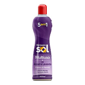 Limpador Multiuso Girando Sol com Álcool e Lavanda 500ml