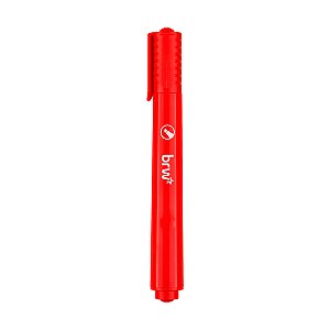 Marcador Atômico Permanente Vermelho BRW