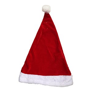 Gorro Natalino Vermelho de Veludo
