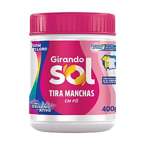 Tira Manchas Em Pó Girando Sol Sem Cloro 400g