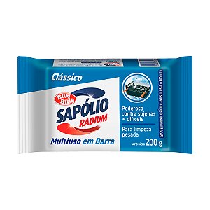 Saponáceo Barra Sapólio Radium Clássico 200g