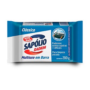 Saponáceo em Barra Sapólio Radium Clássico 200g