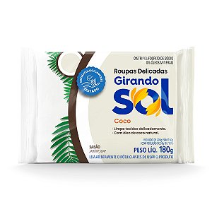 Sabão em Barra Girando Sol Coco 180g