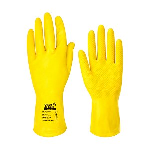 Luva Multiuso Látex Volk Amarela CA 45.629