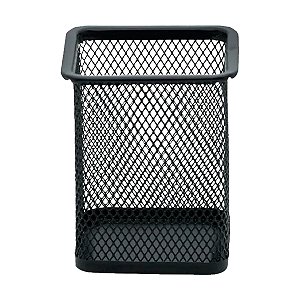 Porta Canetas Quadrado Aramado Preto BRW