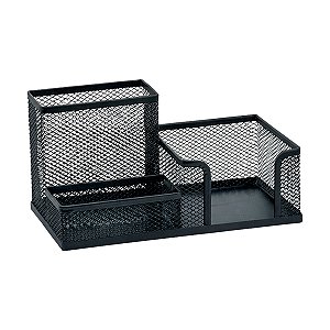 Organizador Aramado 3 Divisórias Preto BRW