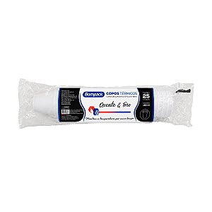 Copo Térmico Descartável Bompack 180ml 25un