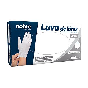 Luva Látex Nobre com Pó CA 40.956 100un