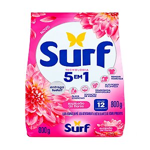 Sabão em Pó Surf Explosão de Flores 800g