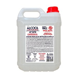 Desinfetante Super Vale Baczero 46° INPM 5L