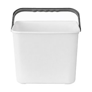 Balde Plástico com Alça Bralimpia Branco 4L