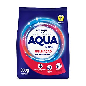 Sabão em Pó Aquafast Multiação 800g