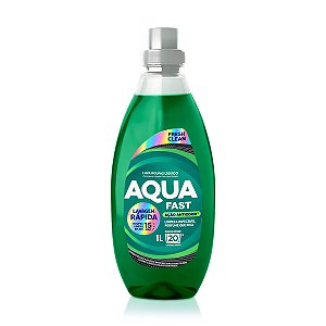 Lava Roupas Aquafast Lavagem Rápida Fresh Clean 1L