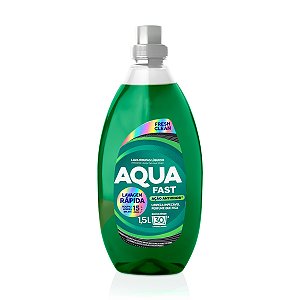 Lava Roupas Aquafast Lavagem Rápida Fresh Clean 1,5L