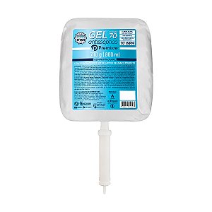 Álcool em Gel Antisséptico Premisse Refil Bag 70° INPM 800ml