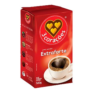 Café Extraforte 3 Corações Vácuo 500g