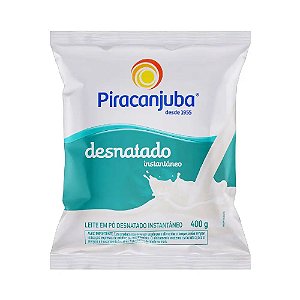 Leite em Pó Piracanjuba Desnatado Instantâneo 400g