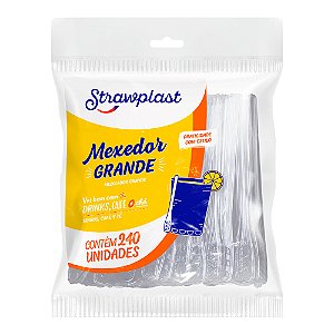 Mexedor Long Drink 11,1cm Strawplast 240un