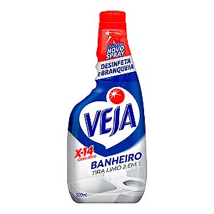 Refil Limpador Limpeza Pesada Veja X14 Cloro Ativo 500ml