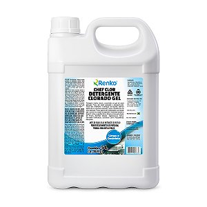 Detergente Clorado em Gel Renko Chef 5L