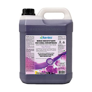 Desinfetante Concentrado Renko Mirax Rosé Premium 5L