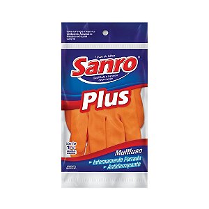 Luva Multiuso Sanro Plus Laranja