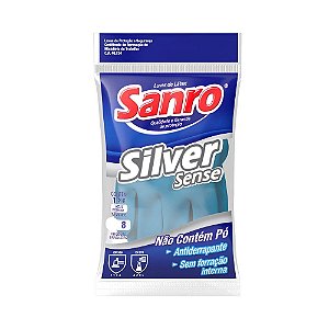 Luva Multiuso Sanro Silver Sense Azul