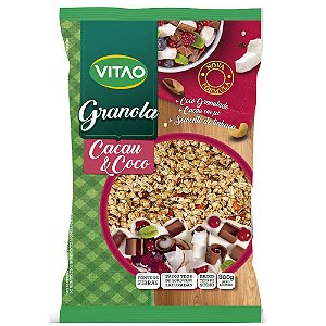 Granola Tradicional Cacau e Coco Vitao 800g