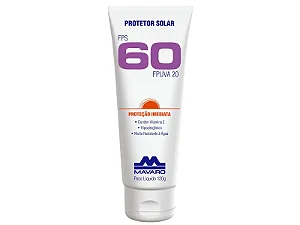 Protetor Solar FPS60 bisnaga 120g (Mavaro)