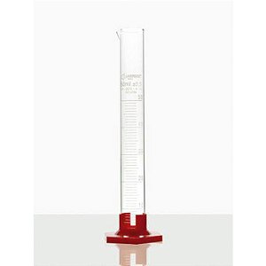 PROVETA DE VIDRO C/ BASE SEXTAVADA DE POLI-1000ML