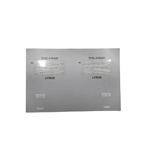 ADESIVO DO MOSTRADOR 2D LED PMD/PHR 2220/2422 PRATA