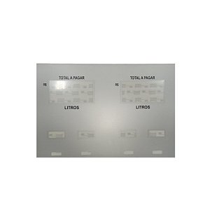 ADESIVO DO MOSTRADOR 2D LED PMD/PHR4822 PRATA