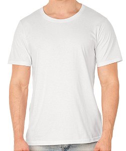 Camiseta Algodão Premium Masculina Branca