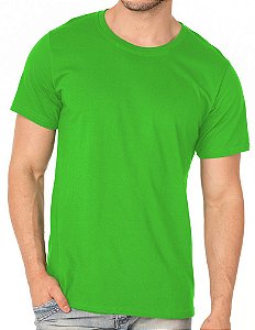 Camiseta Algodão Premium Masculina Verde Limão