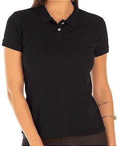 Camisa Polo P.A. Feminino Preto