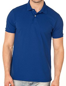 Camisa Polo P.A. Masculino Azul Royal