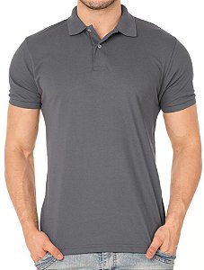 Camisa Polo P.A. Masculino Chumbo