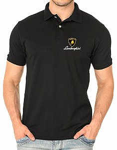 Camisa Polo Masculino Lamborghini Bordado