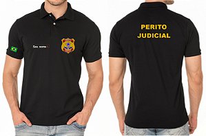 Camisa Polo Masculina PERITO JUDICIAL Bordado