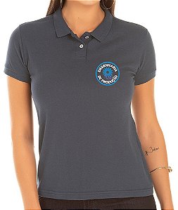 Camisa Polo Feminino Profissional ENGENHARIA PRODUÇÃO Bordado