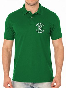 Camisa Polo Masculino Profissional MEDICINA VETERINÁRIA Bordado
