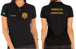 Camisa Polo Feminino PERÍCIA JUDICIAL Bordado
