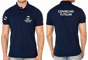 Camisa Polo Masculino CONSELHO TUTELAR Bordado Mod2