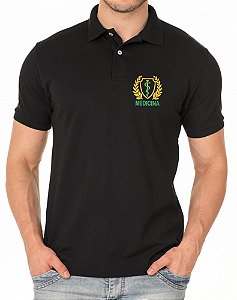 Camisa Polo Masculino Profissional MEDICINA Bordado