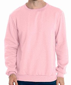 Blusão Moletom Masculino - Rosa