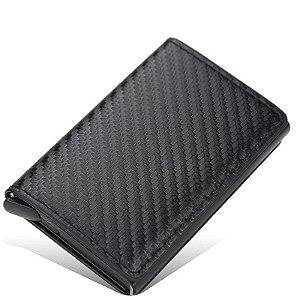 Carteira slim antifurto com proteção RFID
