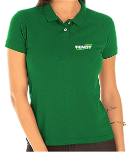 Camisa Polo Feminino Fendt Bordado