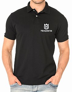 Camisa Polo Masculino Husqvarna Bordado