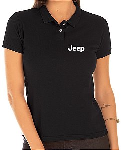 Camisa Polo Feminino Jeep Mod1 Bordado